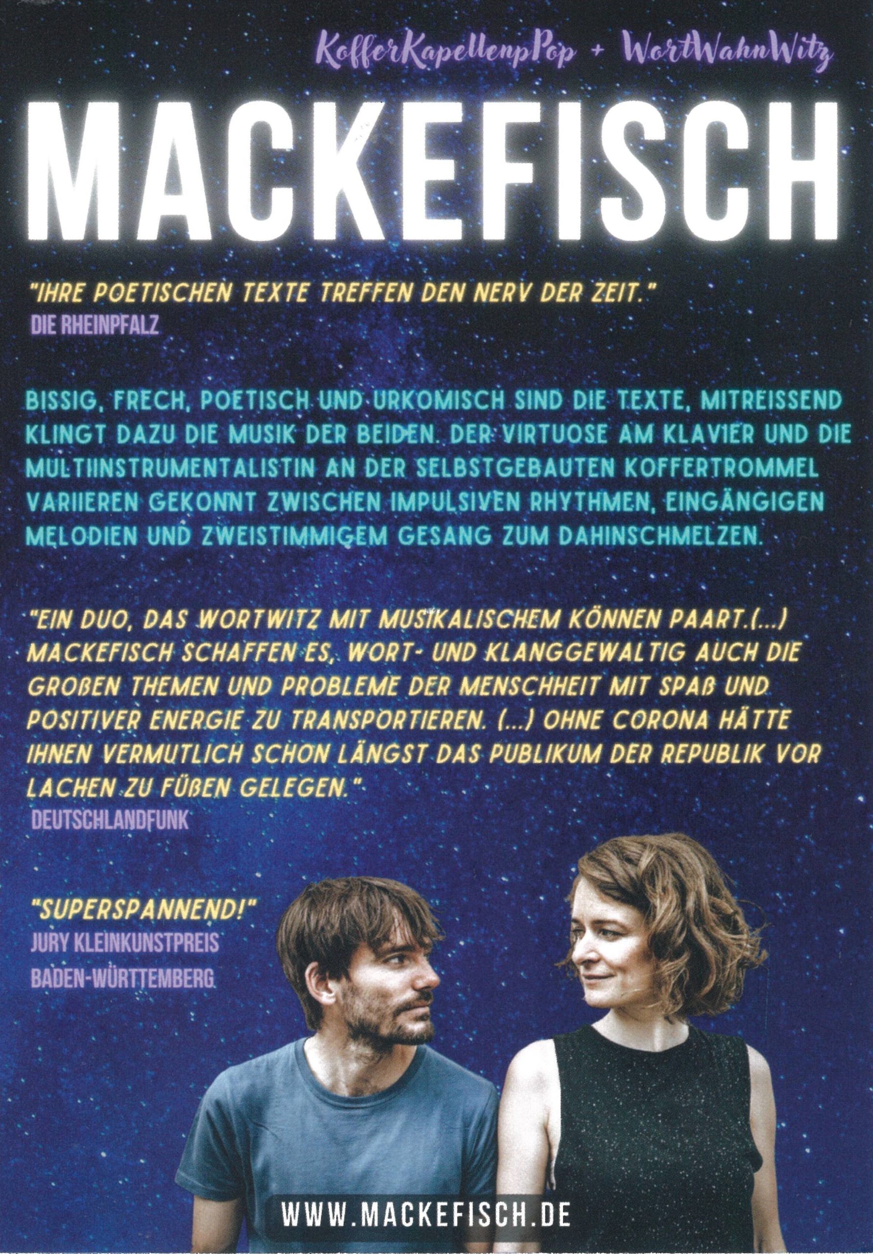 Flyer Mackefisch